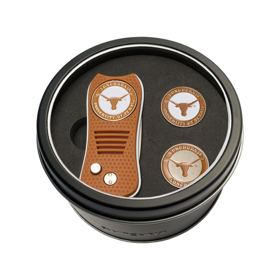 Texas Longhorns Tin Set - Switchfix, 2 Markers - 757 Sports Collectibles