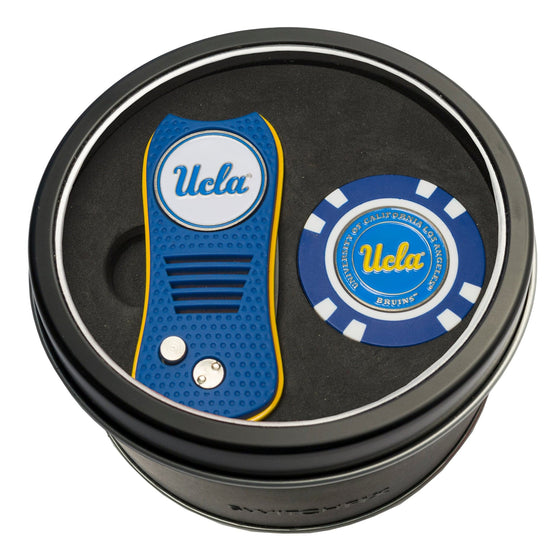 UCLA Bruins Tin Set - Switchfix, Golf Chip - 757 Sports Collectibles
