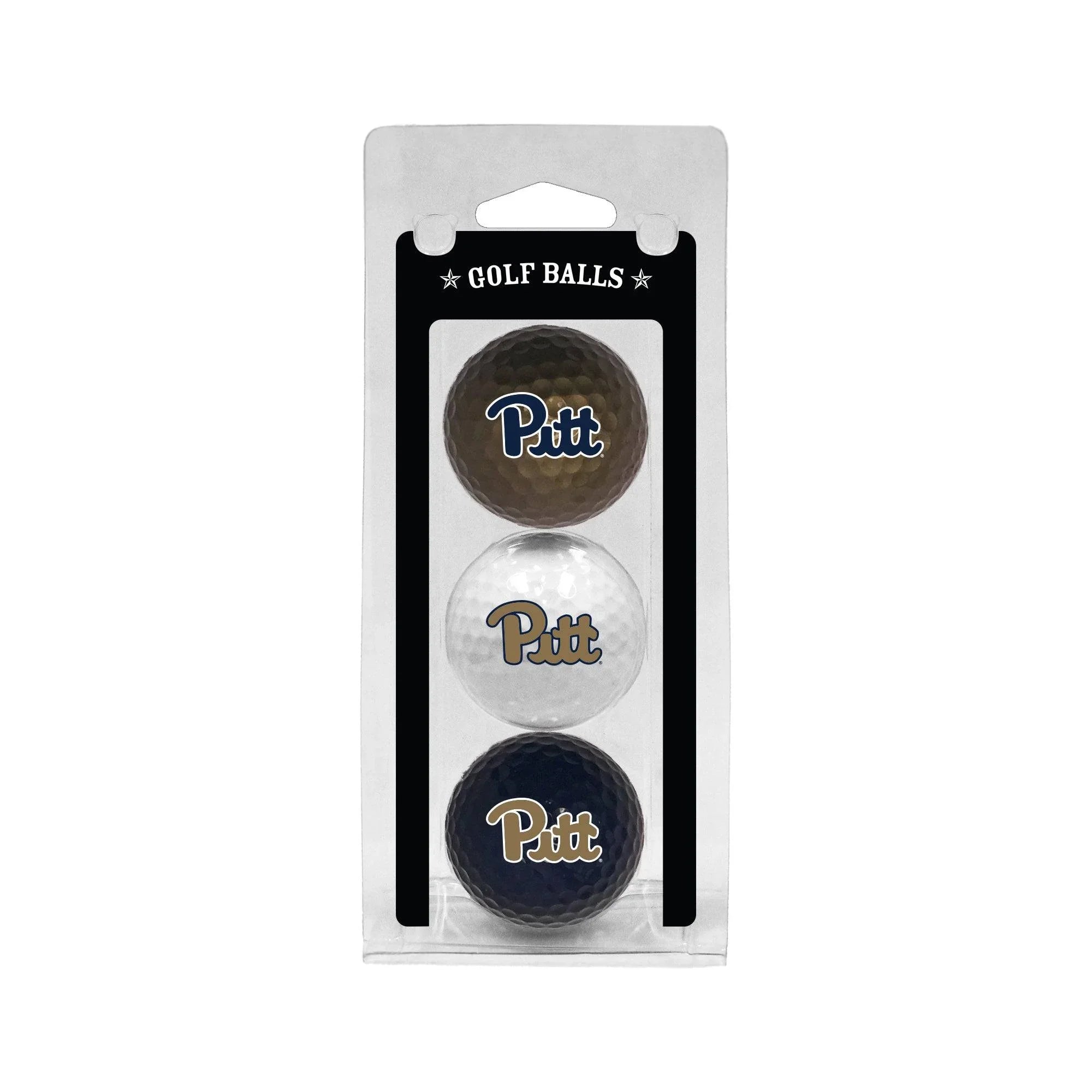 Pitt Panthers 3 Golf Ball Pack - 757 Sports Collectibles