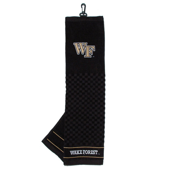 Wake Forest Demon Deacons Embroidered Golf Towel - 757 Sports Collectibles