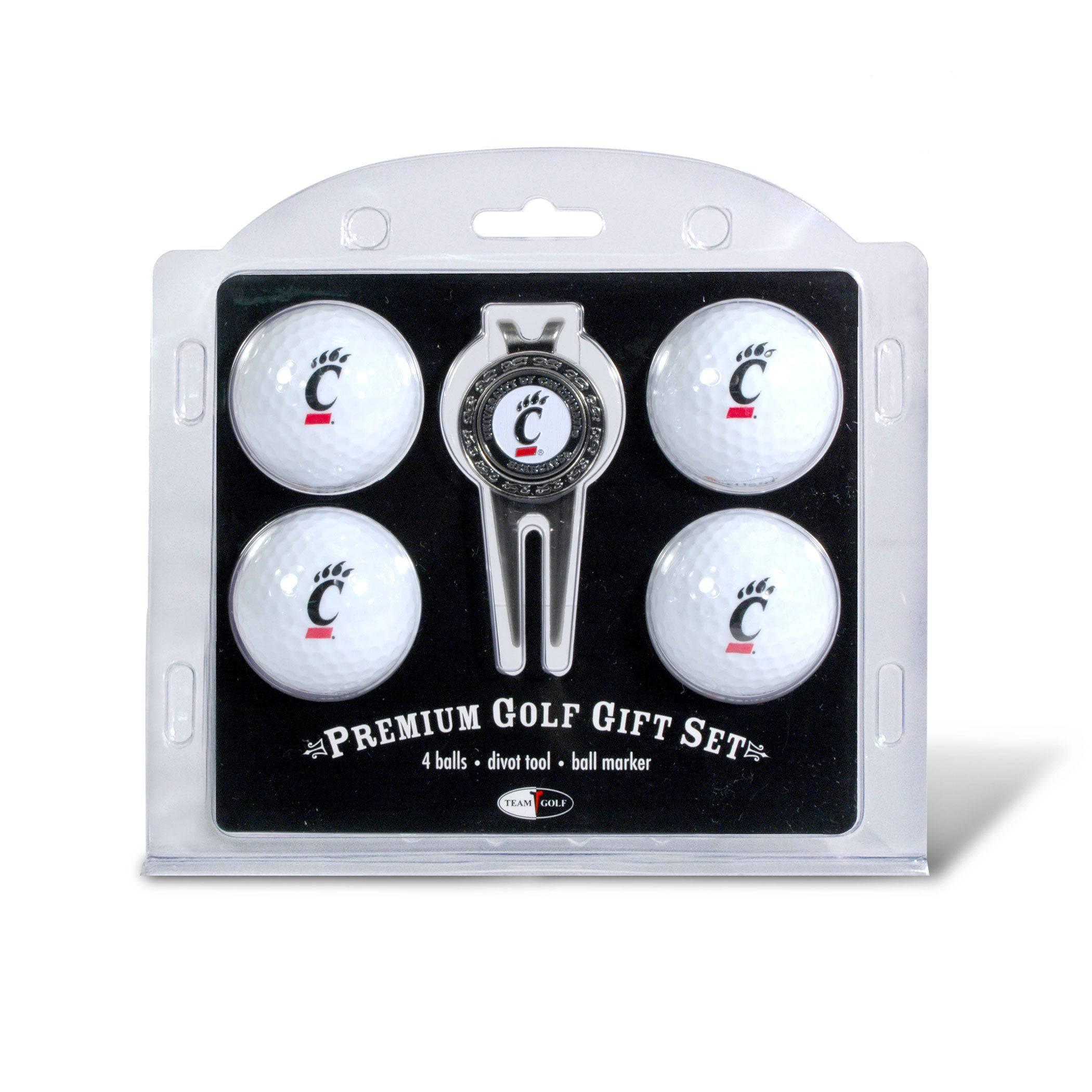Cincinnati Bearcats 4 Golf Ball And Divot Tool Set - 757 Sports Collectibles