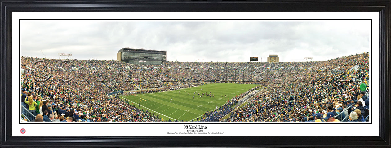 IN-241 Fighting Irish "33 Yard Line" - 757 Sports Collectibles