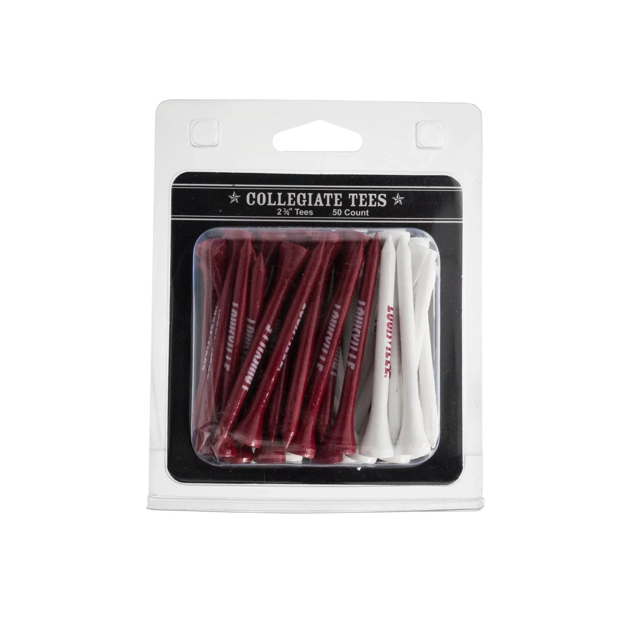 Louisville Cardinals Pack Of 50 Golf Tees - 757 Sports Collectibles