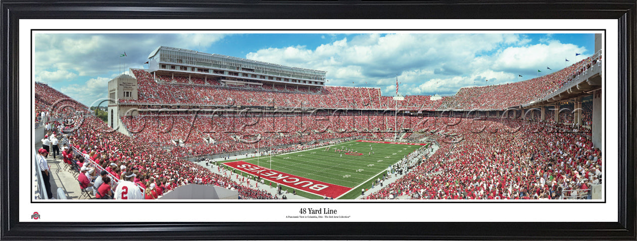 OH-242 Buckeyes 48 Yard Line - 757 Sports Collectibles