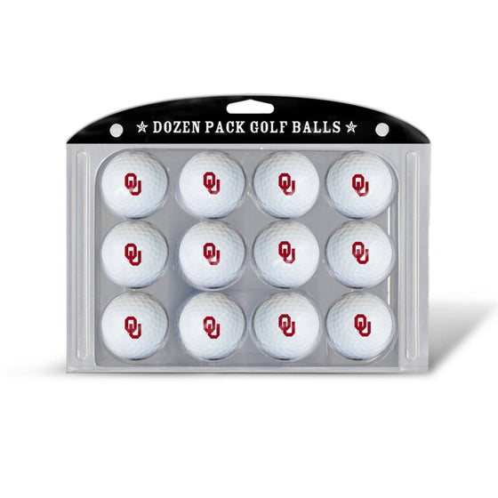Oklahoma Sooners Golf Balls, 12 Pack - 757 Sports Collectibles