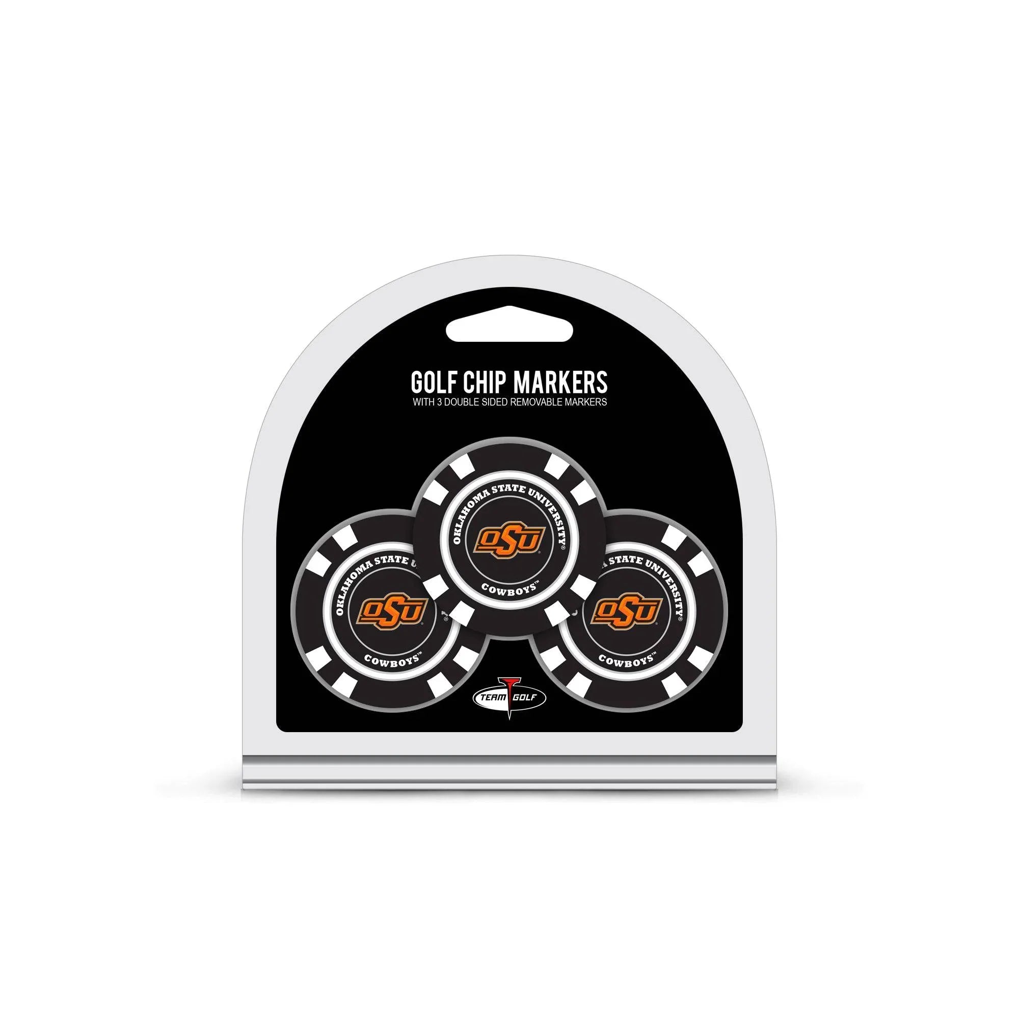 Oklahoma State Cowboys 3 Pack Golf Chip Ball Markers - 757 Sports Collectibles