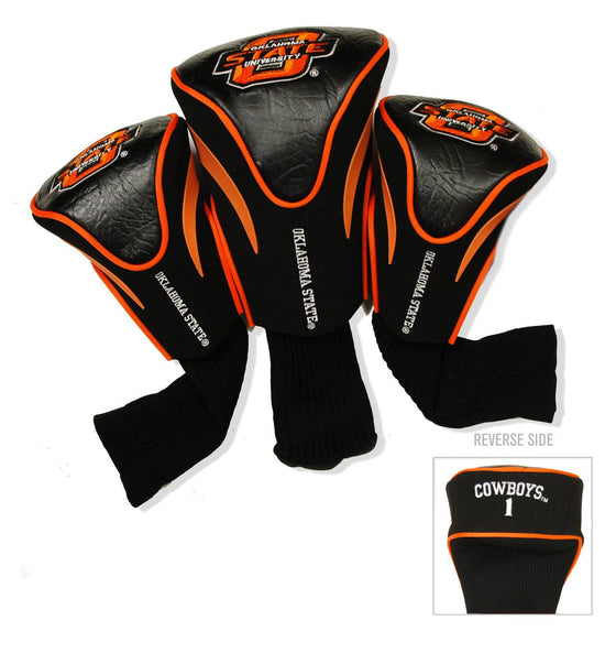 Oklahoma State Cowboys 3 Pack Contour Head Covers - 757 Sports Collectibles