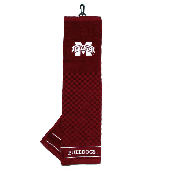 Mississippi State Bulldogs Embroidered Golf Towel - 757 Sports Collectibles