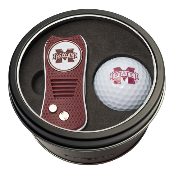 Mississippi State Bulldogs Tin Set - Switchfix, Golf Ball - 757 Sports Collectibles