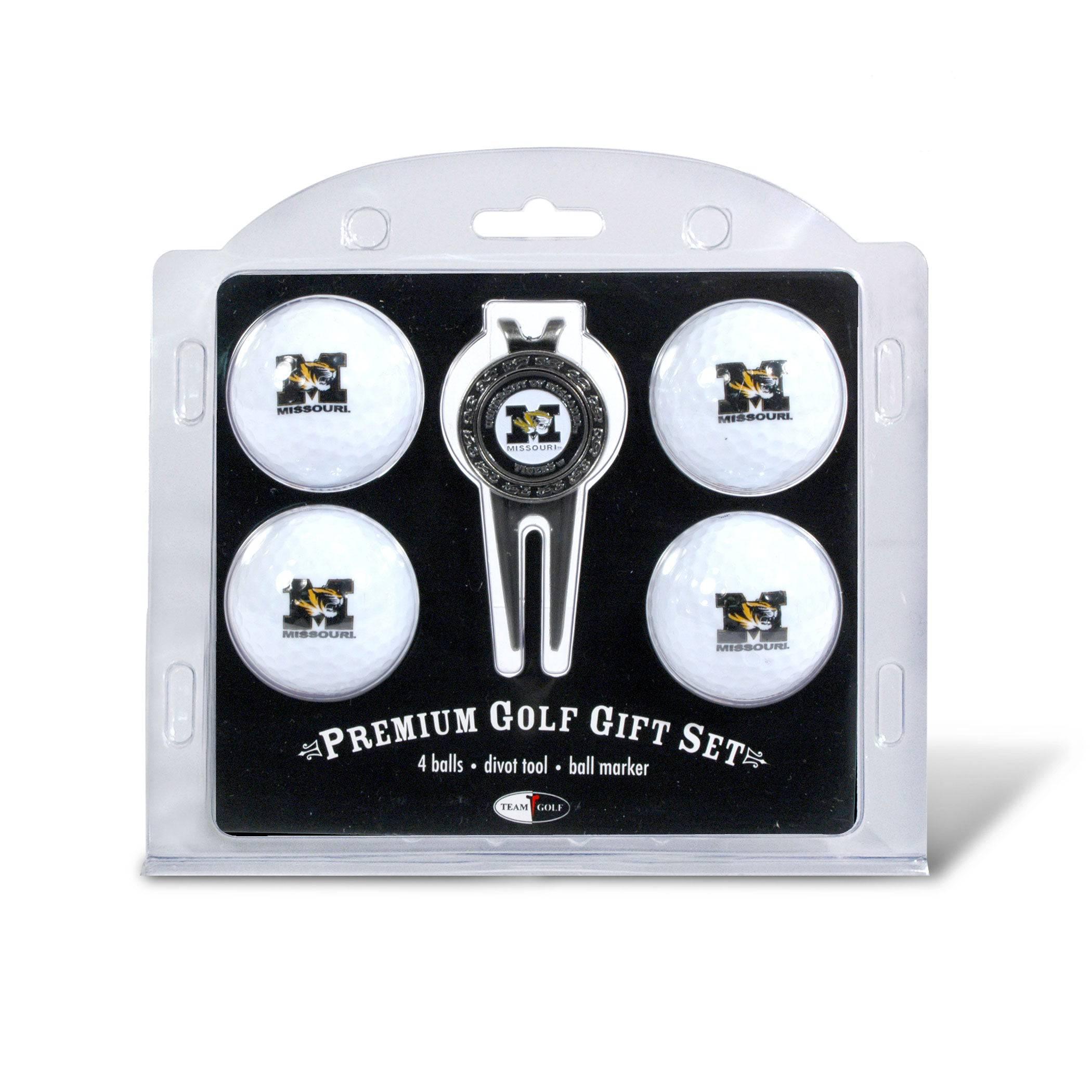 Missouri Tigers 4 Golf Ball And Divot Tool Set - 757 Sports Collectibles