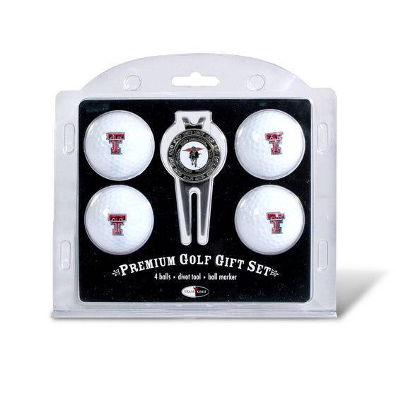 Texas Tech Red Raiders 4 Golf Ball And Divot Tool Set - 757 Sports Collectibles
