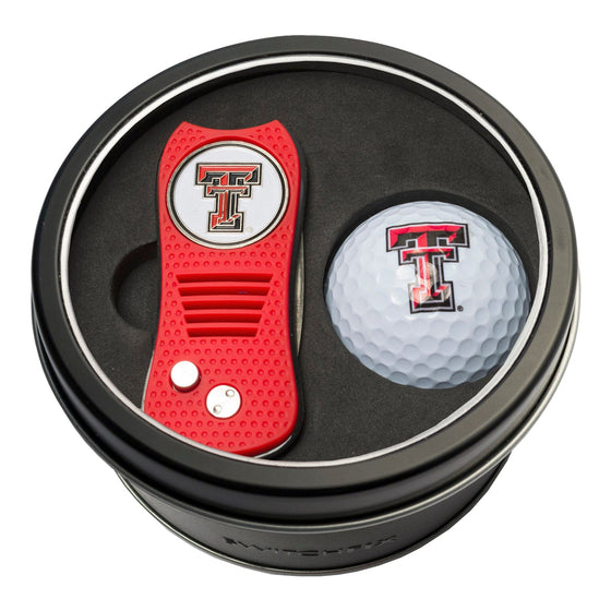 Texas Tech Red Raiders Tin Set - Switchfix, Golf Ball - 757 Sports Collectibles
