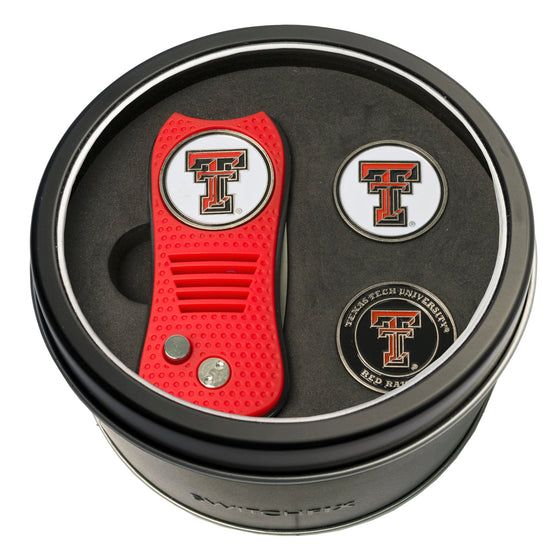 Texas Tech Red Raiders Tin Set - Switchfix, 2 Markers - 757 Sports Collectibles