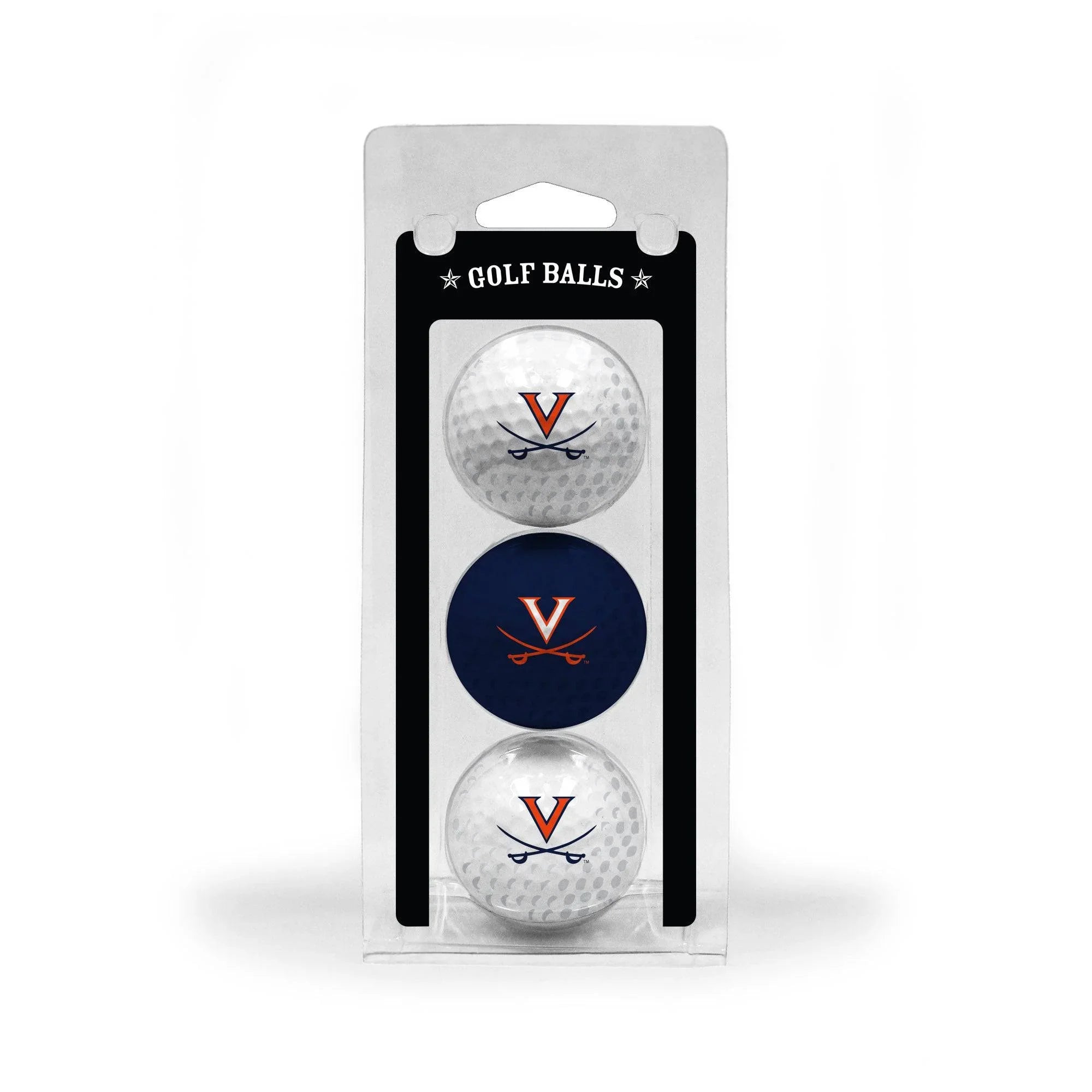 Virginia Cavaliers 3 Golf Ball Pack - 757 Sports Collectibles