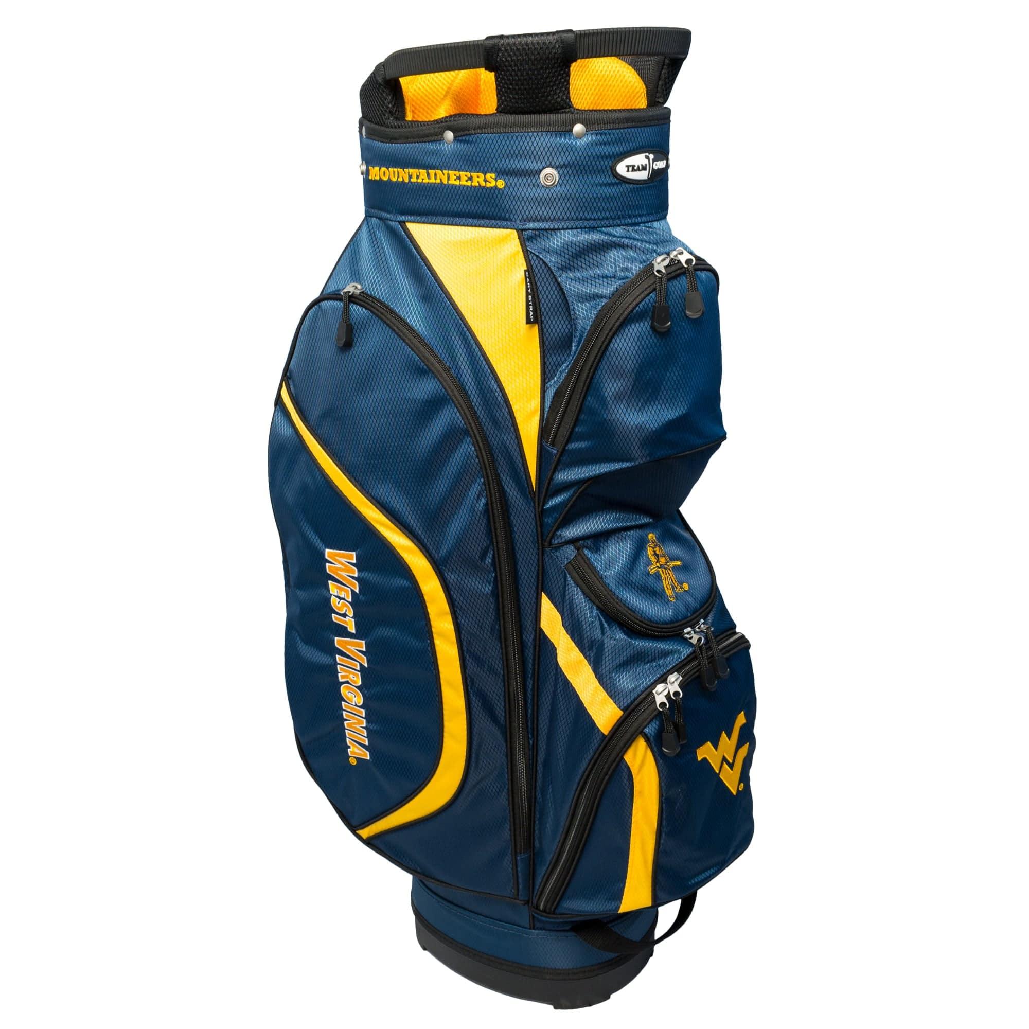 West Virginia Mountaineers Clubhouse Golf Cart Bag - 757 Sports Collectibles