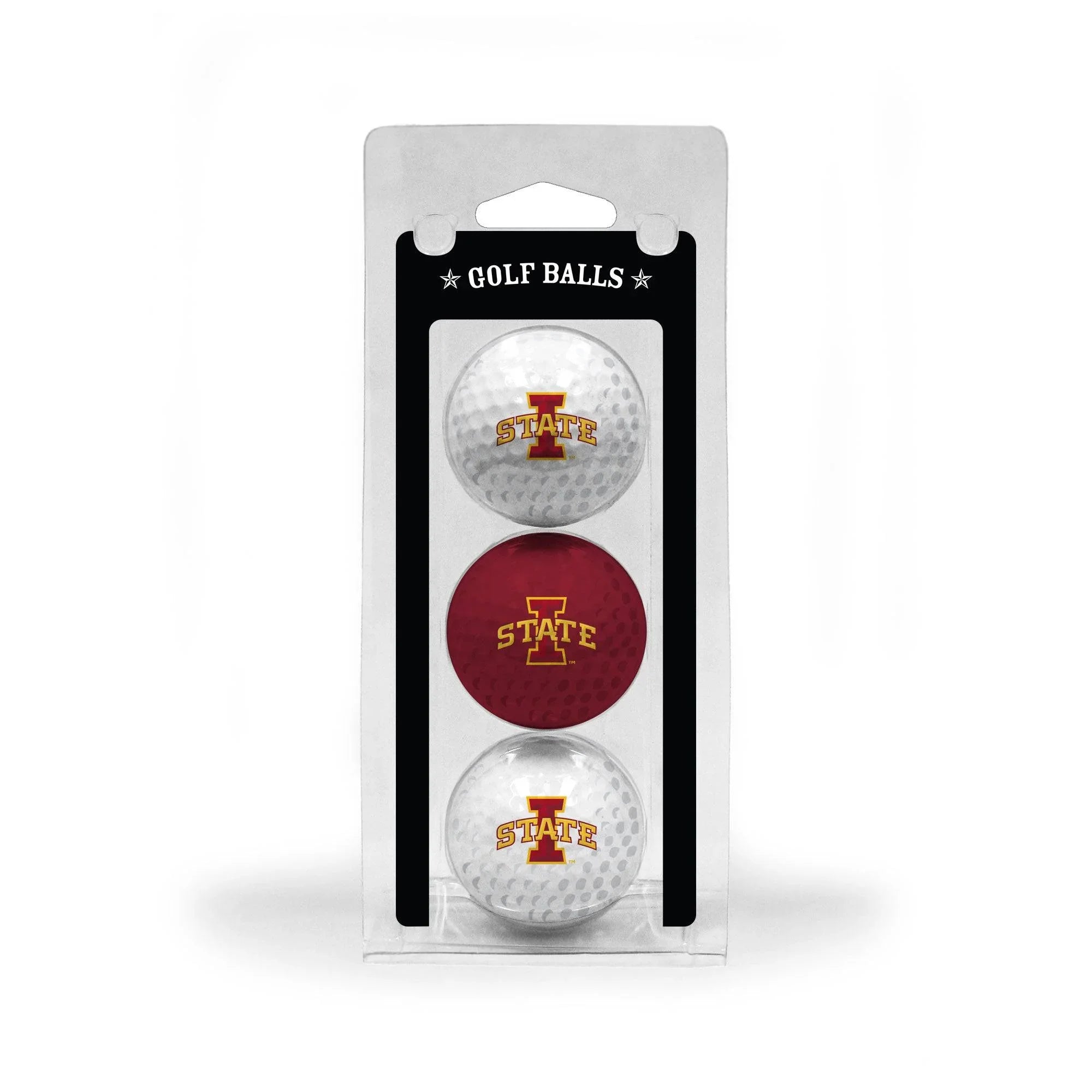 Iowa State Cyclones 3 Golf Ball Pack - 757 Sports Collectibles