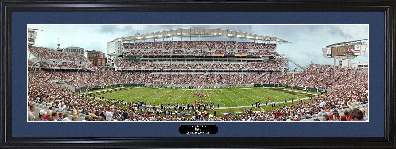 Cincinnati Bengals Inaugural Game Panorama Photo Print - 757 Sports Collectibles