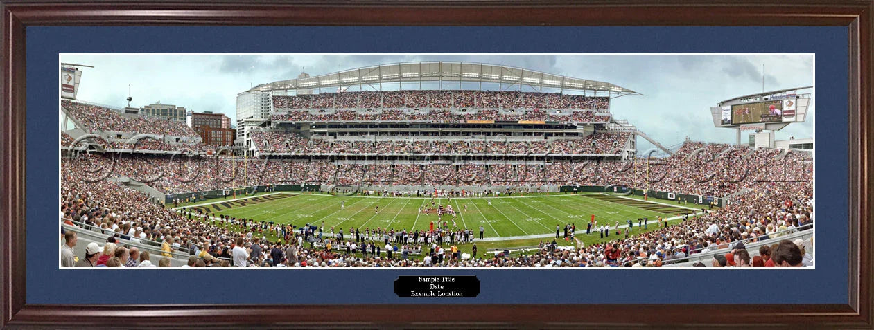 Cincinnati Bengals Inaugural Game Panorama Photo Print - 757 Sports Collectibles