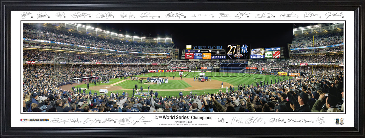 NY-264 Yankees 27th World Series Championship with facsimile signatures - 757 Sports Collectibles