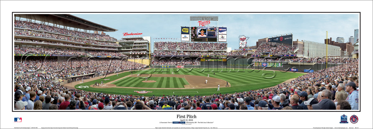 MN-272 Twins First Pitch at Target Field