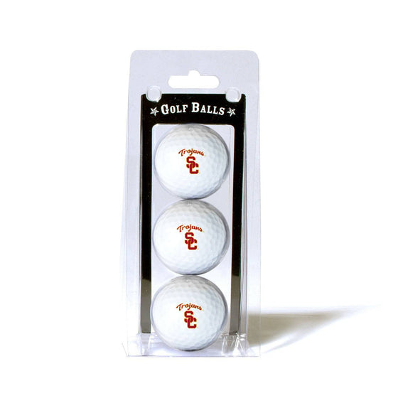 USC Trojans 3 Golf Ball Pack - 757 Sports Collectibles