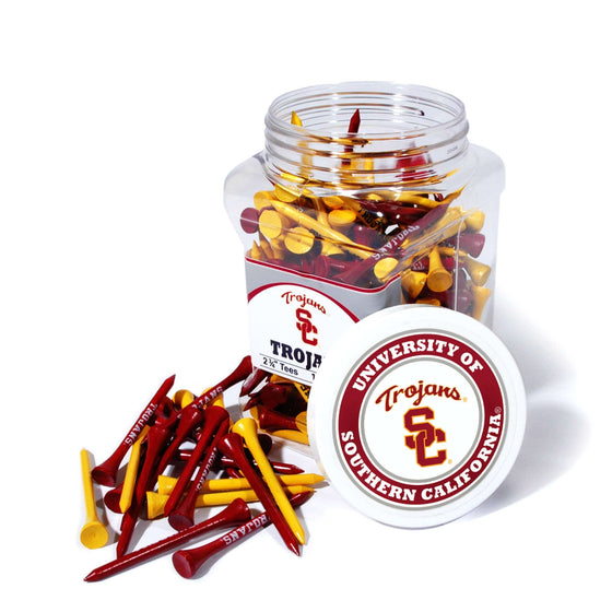 USC Trojans Jar Of 175 Golf Tees - 757 Sports Collectibles
