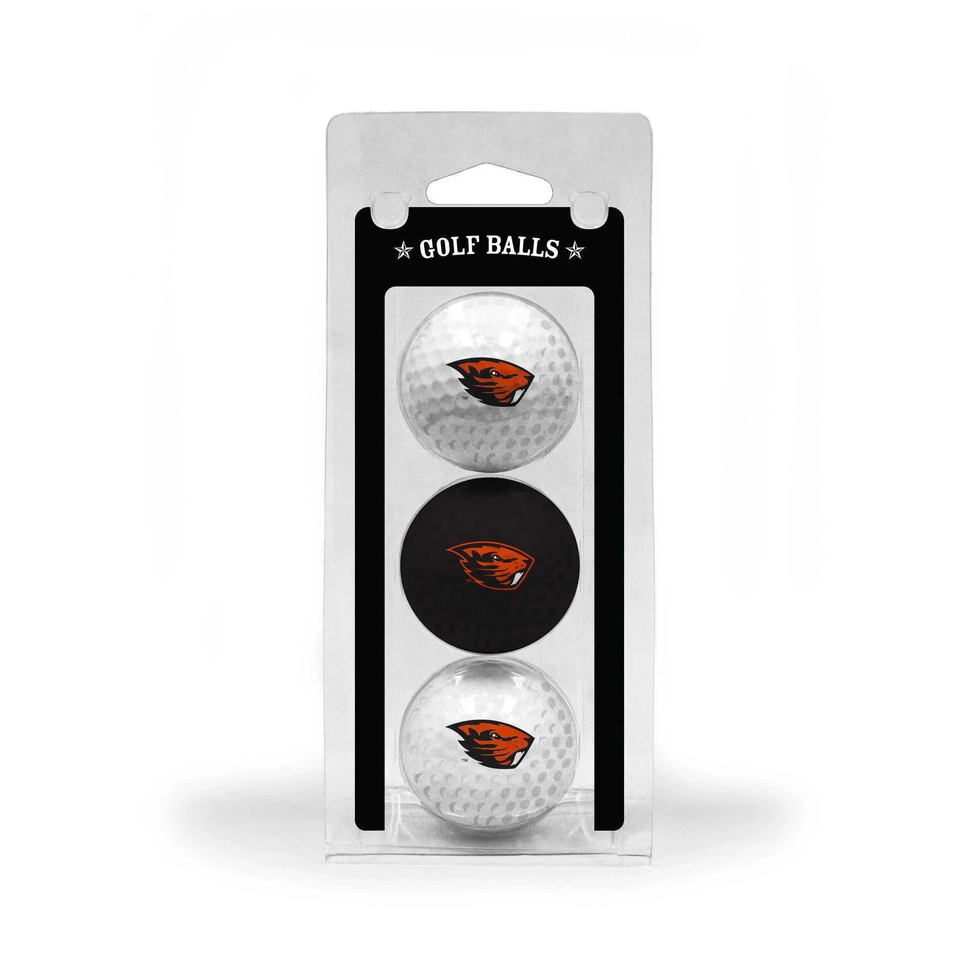 Oregon State Beavers 3 Golf Ball Pack - 757 Sports Collectibles