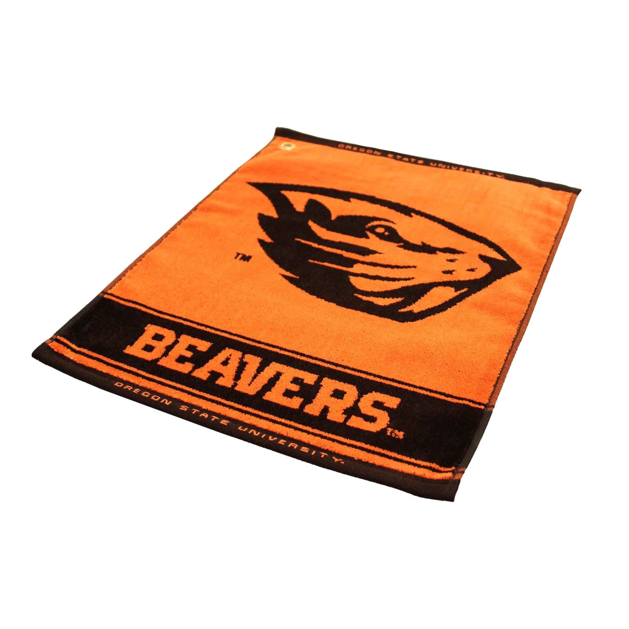 Oregon State Beavers Jacquard Woven Golf Towel - 757 Sports Collectibles