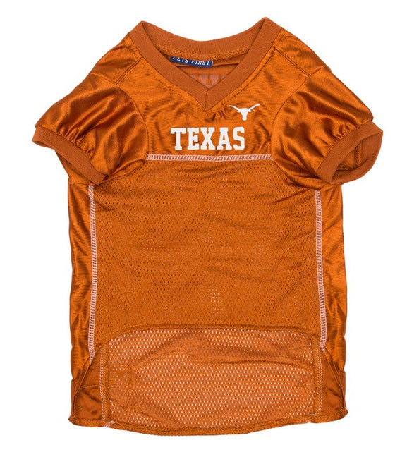 Texas Longhorns Dog Jersey Pets First - 757 Sports Collectibles
