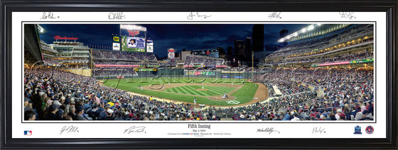 MN-281 Twins 5th Inning at Target Field with facsimile signatures - 757 Sports Collectibles