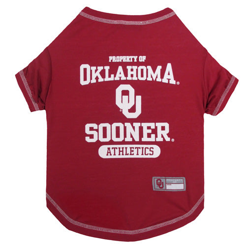 Oklahoma Sooners Dog Tee Shirt Pets First