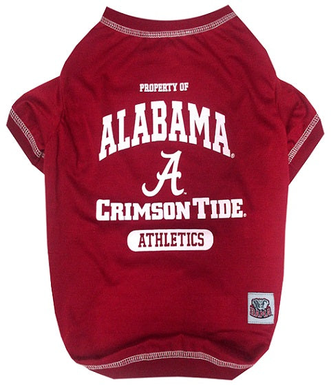 Alabama Crimson Tide Dog Tee Shirt Pets First