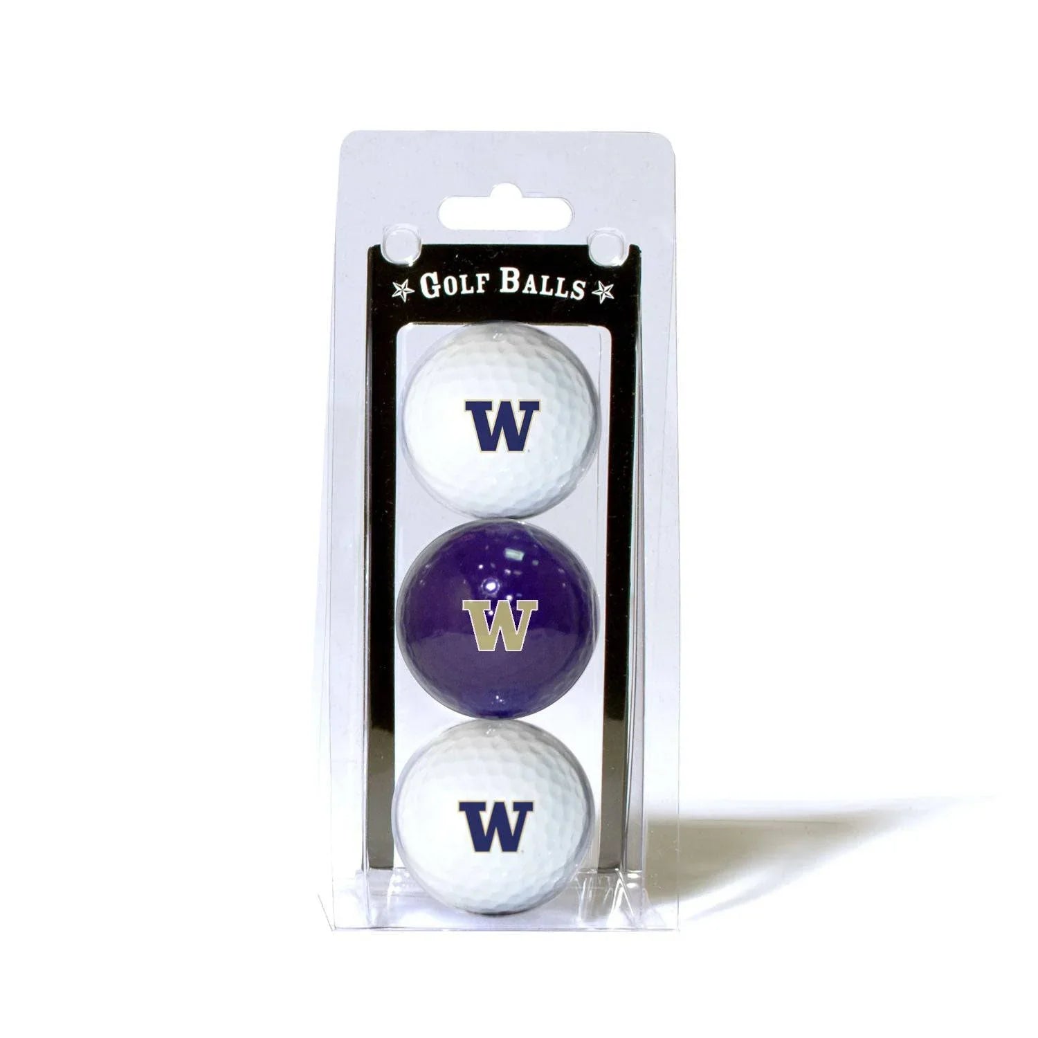 Washington Huskies 3 Golf Ball Pack - 757 Sports Collectibles