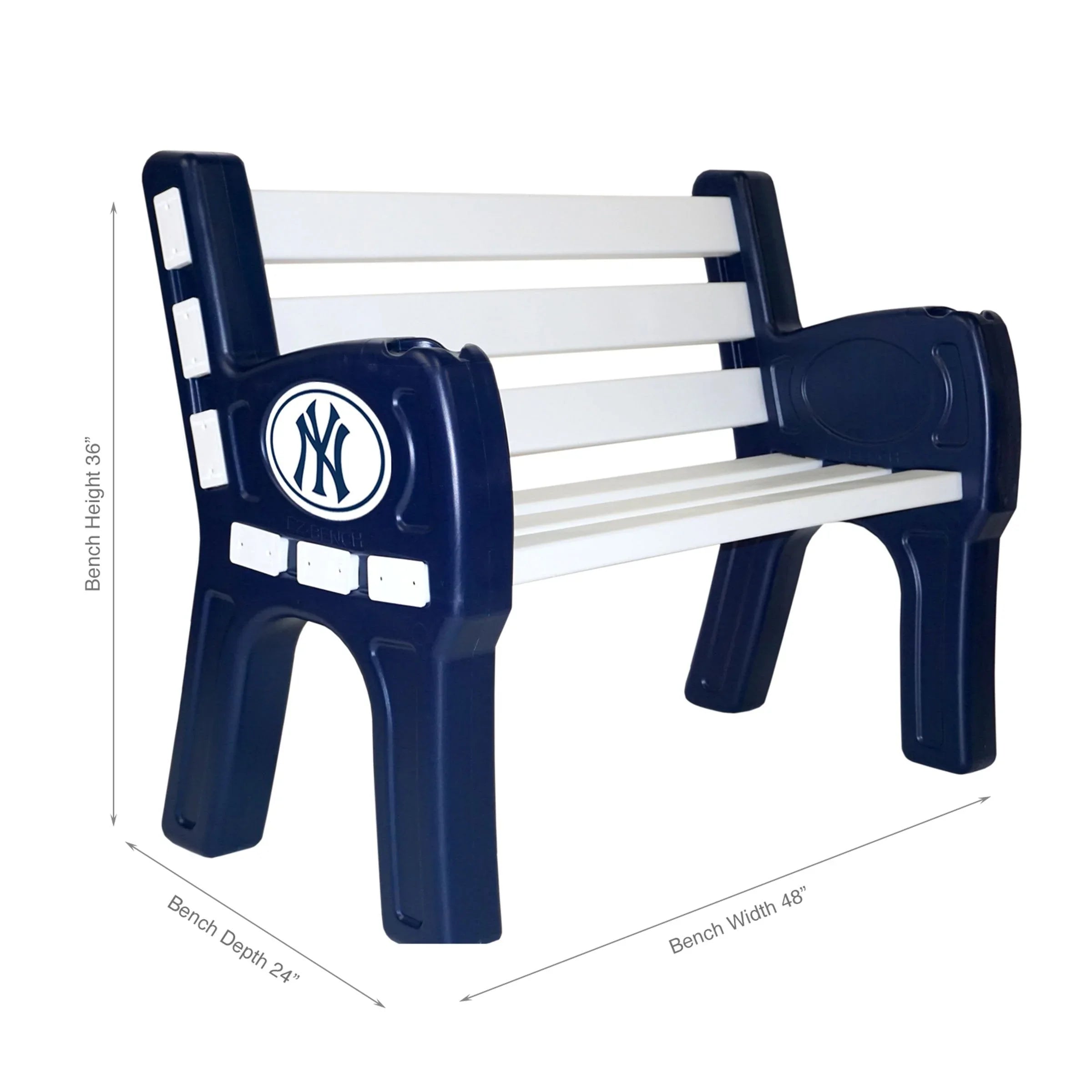 New York Yankees Park Bench