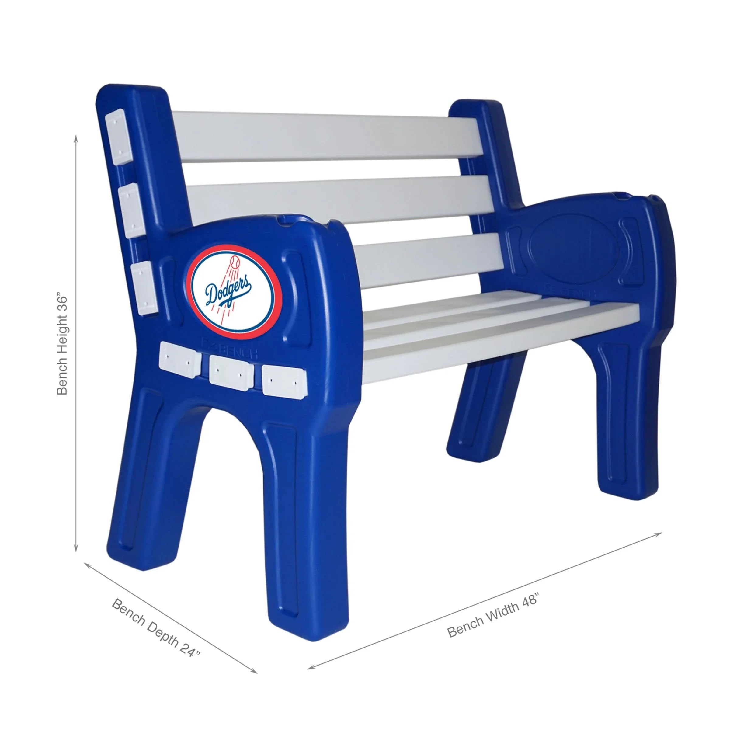 Los Angeles Dodgers Park Bench