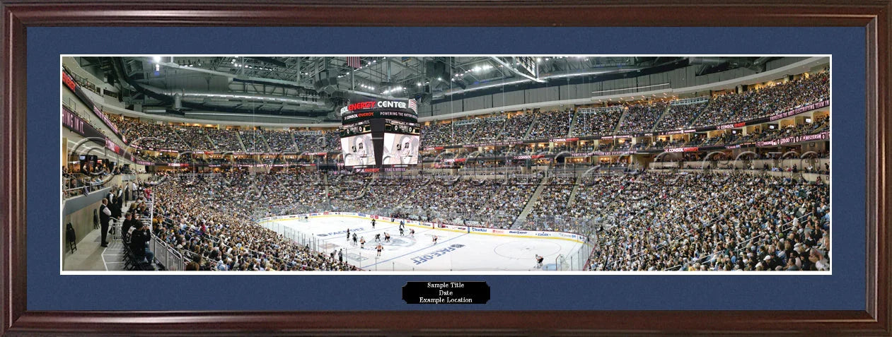 Pittsburgh Penguins Inaugural Game Panorama Photo Print - 757 Sports Collectibles