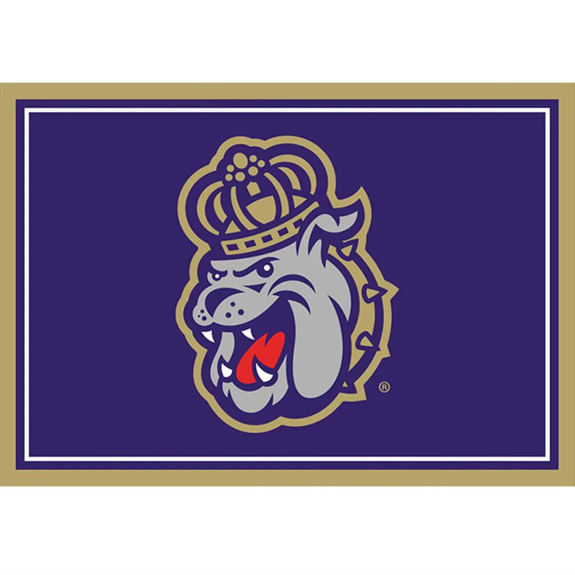 JMU Dukes 3x4 Area Rug