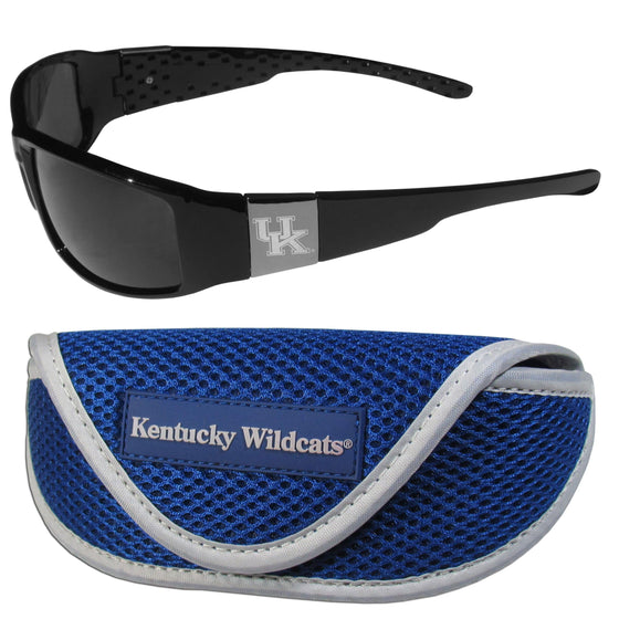 Kentucky Wildcats Chrome Wrap Sunglasses and Sport Carrying Case (SSKG) - 757 Sports Collectibles