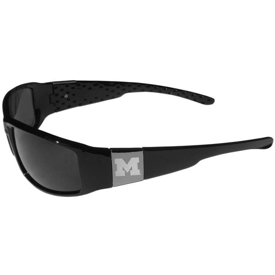 Michigan Wolverines Chrome Wrap Sunglasses (SSKG) - 757 Sports Collectibles
