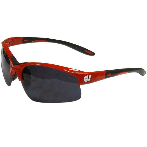 Wisconsin Badgers Blade Sunglasses (SSKG) - 757 Sports Collectibles