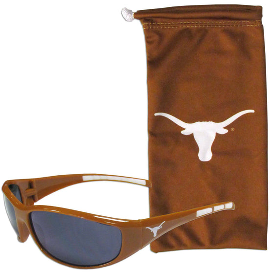 Texas Longhorns Sunglass and Bag Set (SSKG) - 757 Sports Collectibles