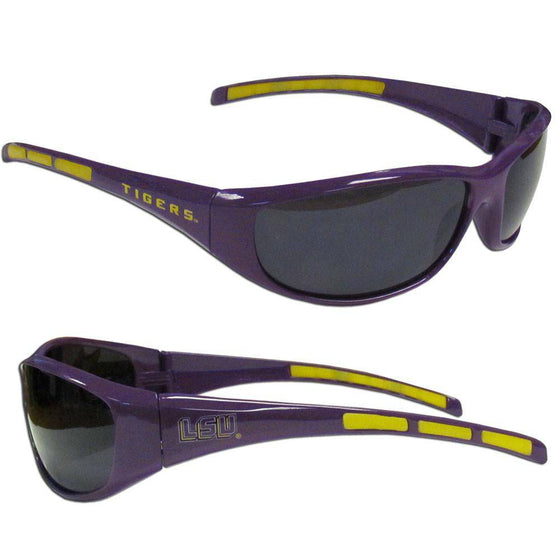 LSU Tigers Wrap Sunglasses (SSKG) - 757 Sports Collectibles