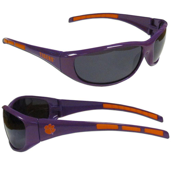 Clemson Tigers Wrap Sunglasses (SSKG) - 757 Sports Collectibles