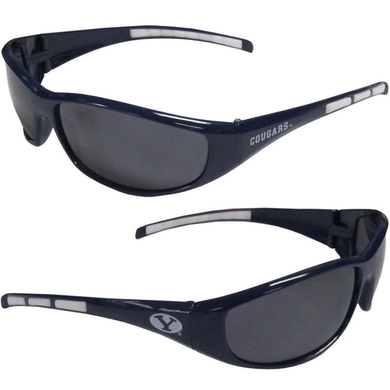 BYU Cougars Wrap Sunglasses (SSKG) - 757 Sports Collectibles