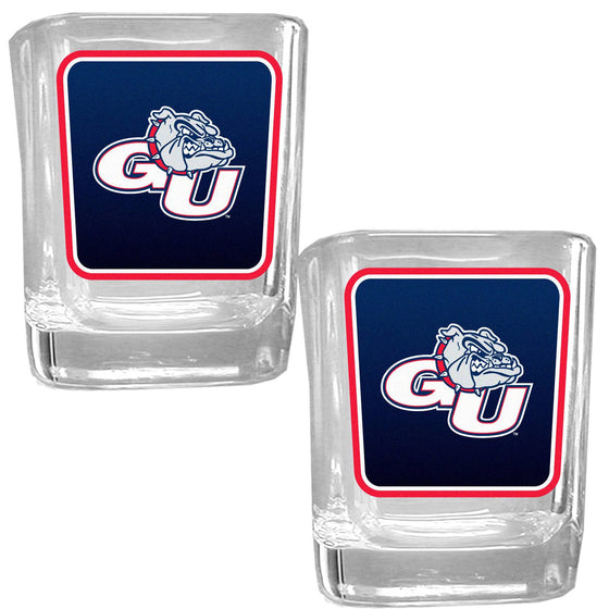 Gonzaga Bulldogs Square Glass Shot Glass Set - 757 Sports Collectibles