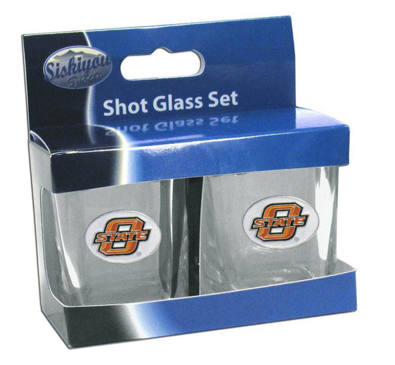 Oklahoma State Cowboys Shot Glass Set (SSKG) - 757 Sports Collectibles