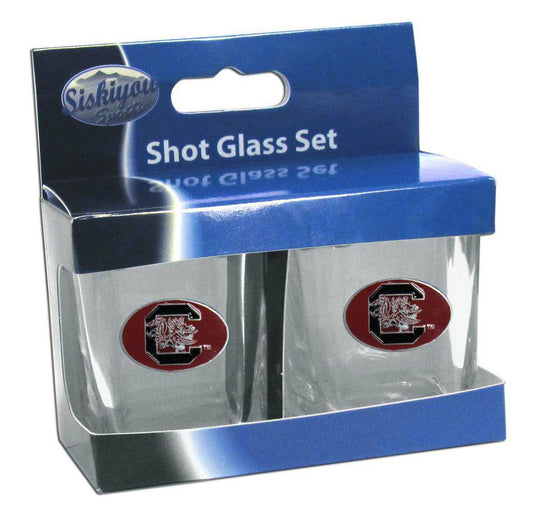 S. Carolina Gamecocks Shot Glass Set (SSKG) - 757 Sports Collectibles