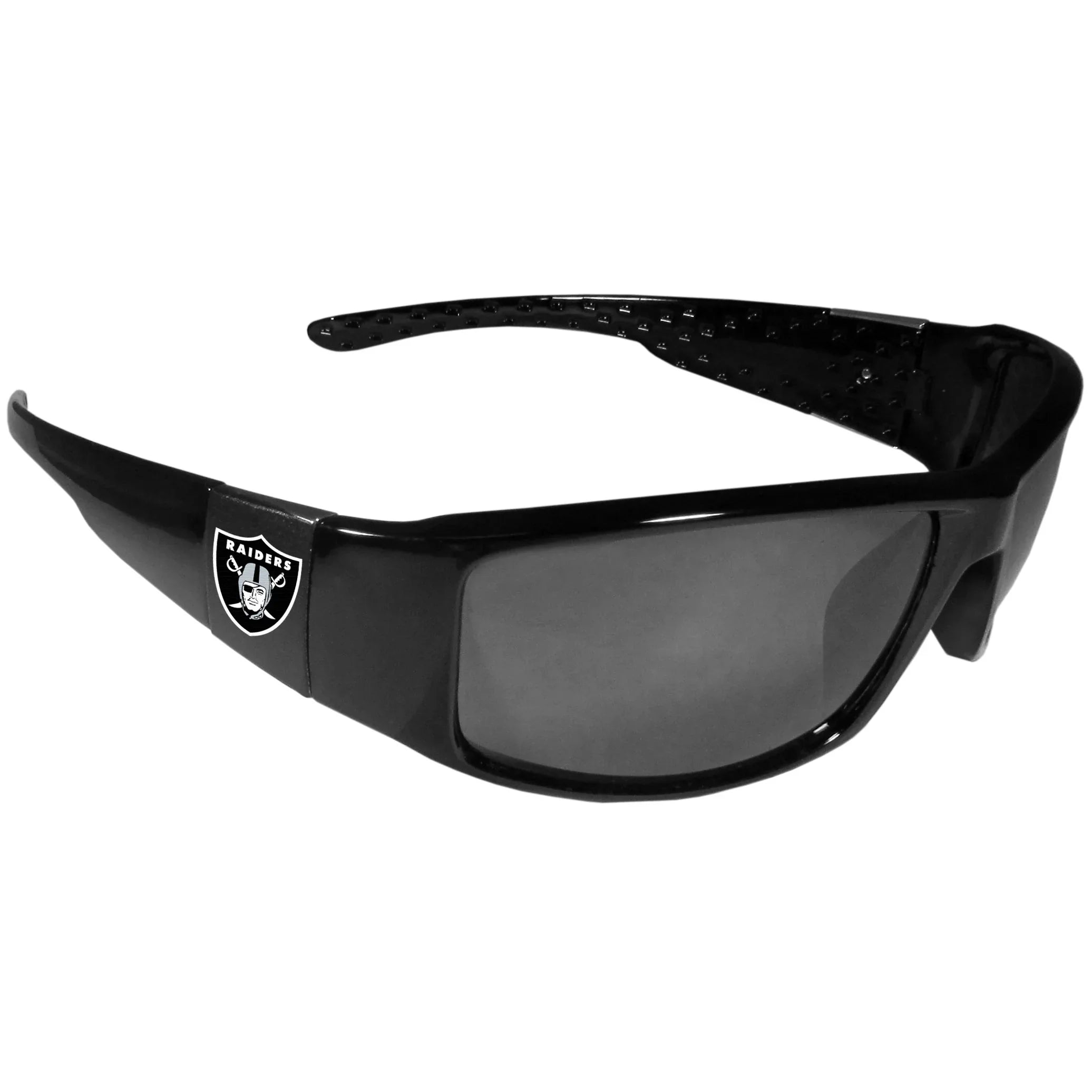 Oakland Raiders Black Wrap Sunglasses