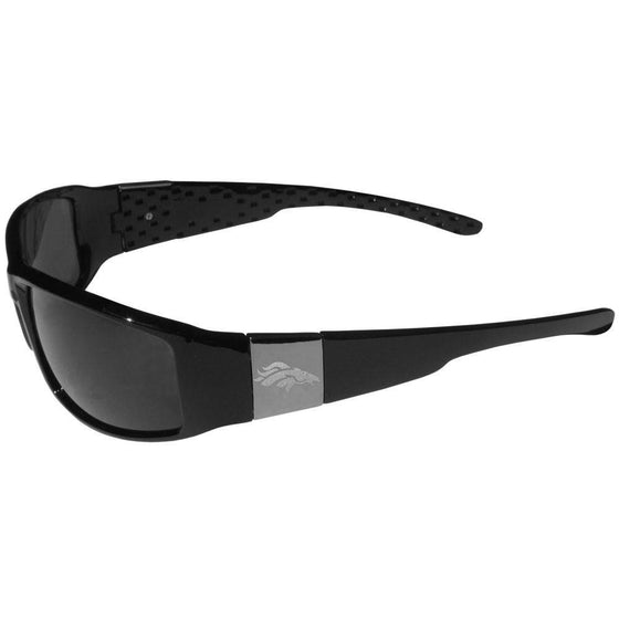 Denver Broncos Chrome Wrap Sunglasses (SSKG) - 757 Sports Collectibles