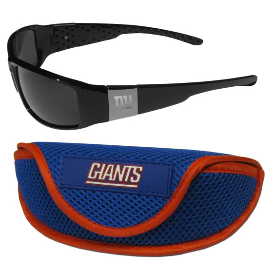 New York Giants Chrome Wrap Sunglasses and Sports Case (SSKG) - 757 Sports Collectibles